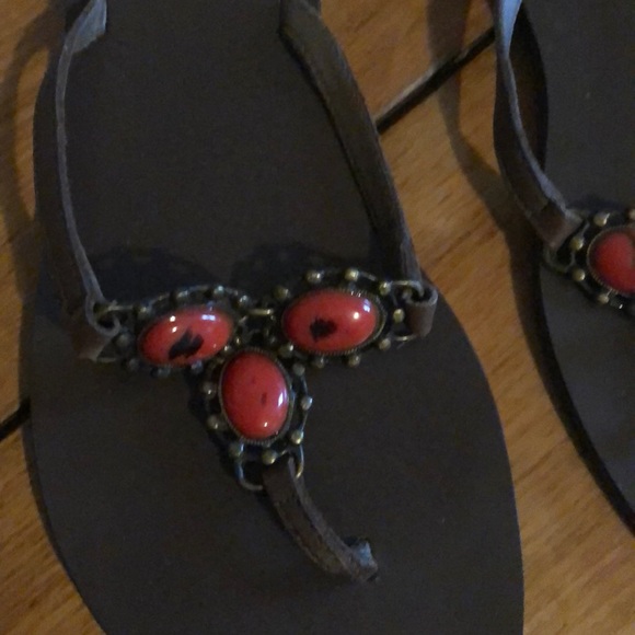 Eddie Bauer thong flip flops estimate size 8 - Picture 2 of 5